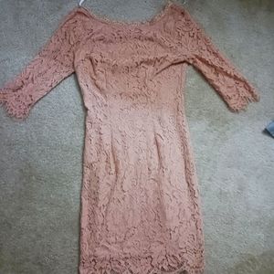 NWT Lace Cream Backless Summer Dress